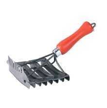 Currycomb metall mankam, fintandad 