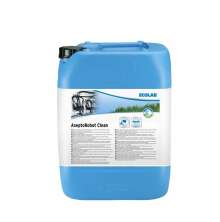 Bl plastdunk med etikett med produktnamnet Asepto Robot Clean