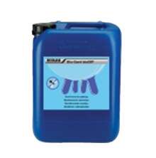 Bl plastdunk med etikett med text BluGard-dip-plus