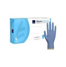 Bl nitrilhandske med frpackning