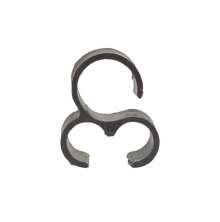 Svart slangklmma med plats fr flera slangar