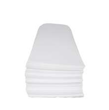 Vita rektangulra bomullsfilter