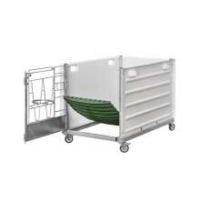 Kalvhydda med drr ppen och hur golvet kan tas bort