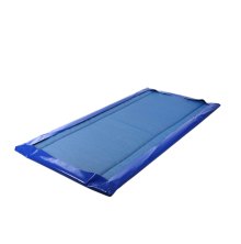 Skyddssarg till bl desinfektionsmatta fr stall och lantbruk, rektangulr modell som hller desinfektionsvtskan p plats