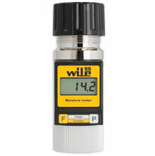 Elektronisk fuktmtare fr spannml, modell Wile 55, med digital display som visar fukthalten i %