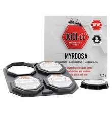 Kill-it myrdosa 4-pack, svart betesflla mot myror med frpackning i bakgrunden
