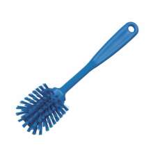 Bl diskborste med runt borsthuvud fr rengring i stall och lantbruk