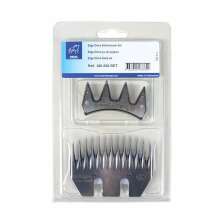 Skr 13/4 Edge/Ovina  komplett skr- och kamset fr frklippning, robusta blad i rostfritt stl fr professionell djurhllning