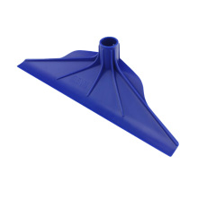 Bl� g�dselskrapa i plast med g�nga f�r skaft, stabil modell f�r reng�ring i stall