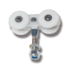 Henderson h�ngrulle 56K/N 290 i st�l med nylonhjul och inf�stningsbult 10x30 mm f�r skjutport med metallram, anpassad f�r skena 290.