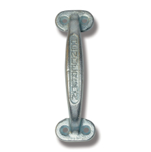 F�rzinkat b�ghandtag Henderson 463 med fyra skruvh�l, monteringsplattor i b�da �ndar.