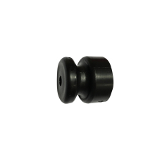 Svart knoppisolator i plast f�r elst�ngsel � passar polytr�d, j�rntr�d och wire